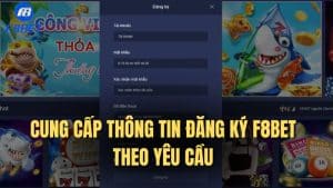 Đăng ký F8bet - Là thành viên nhà cái số 1 sau 3 phút