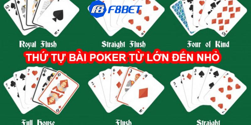 thứ tự poker